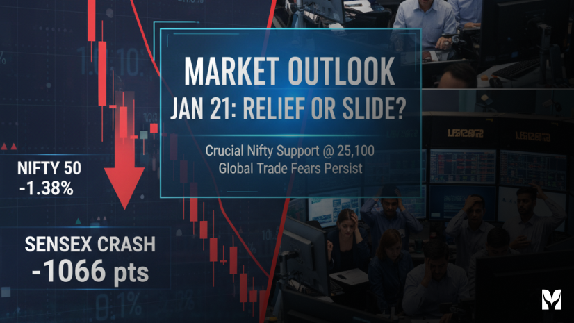 Nifty 50 and Sensex Prediction for January 21, 2026: Relief Rally or Deeper Slide?