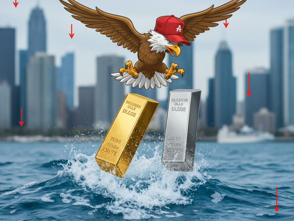 Gold and Silver Prices Plunge After Trump Eases Greenland Tariff Threats