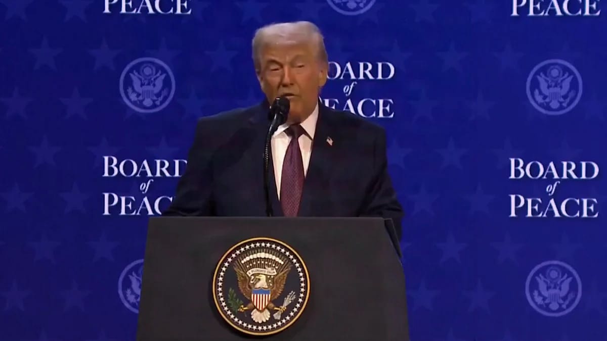Trump Launches “Board of Peace” for Gaza, Pakistan Among Initial Members