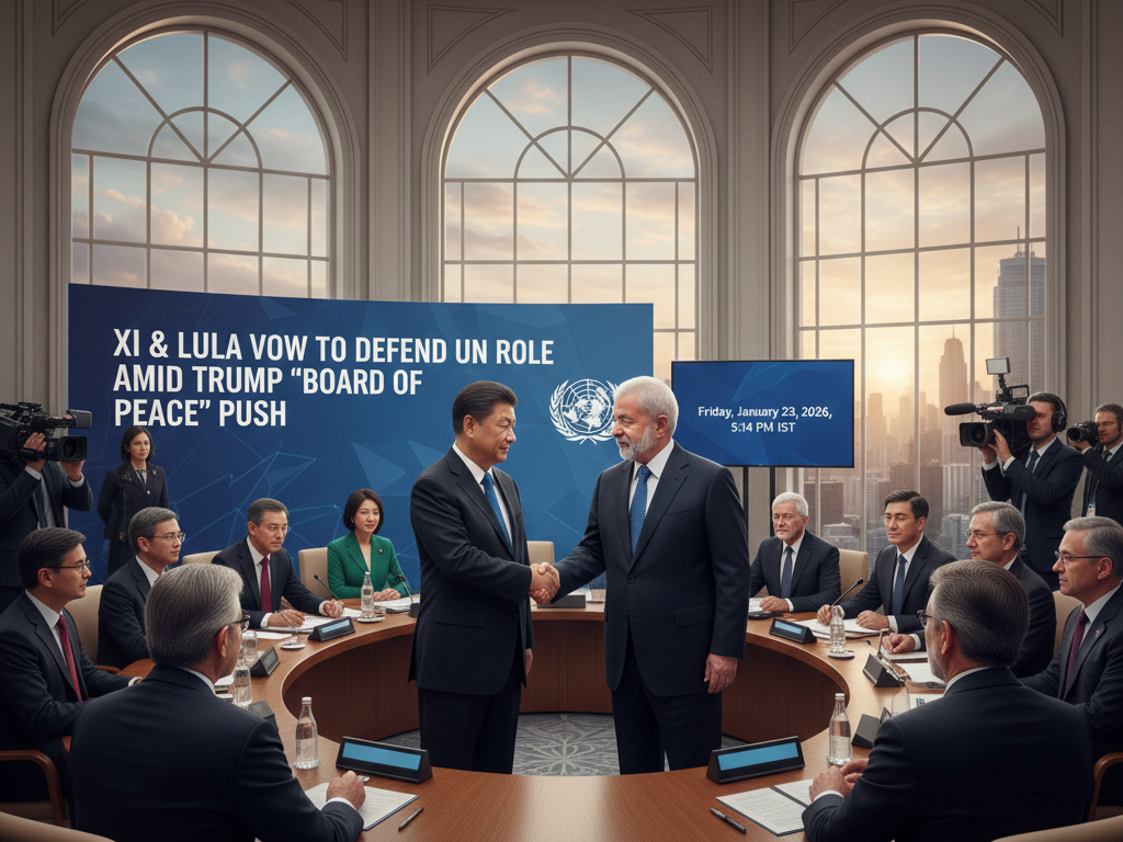 Xi Jinping and Lula Vow to Defend UN Role Amid Trump Board of Peace Push
