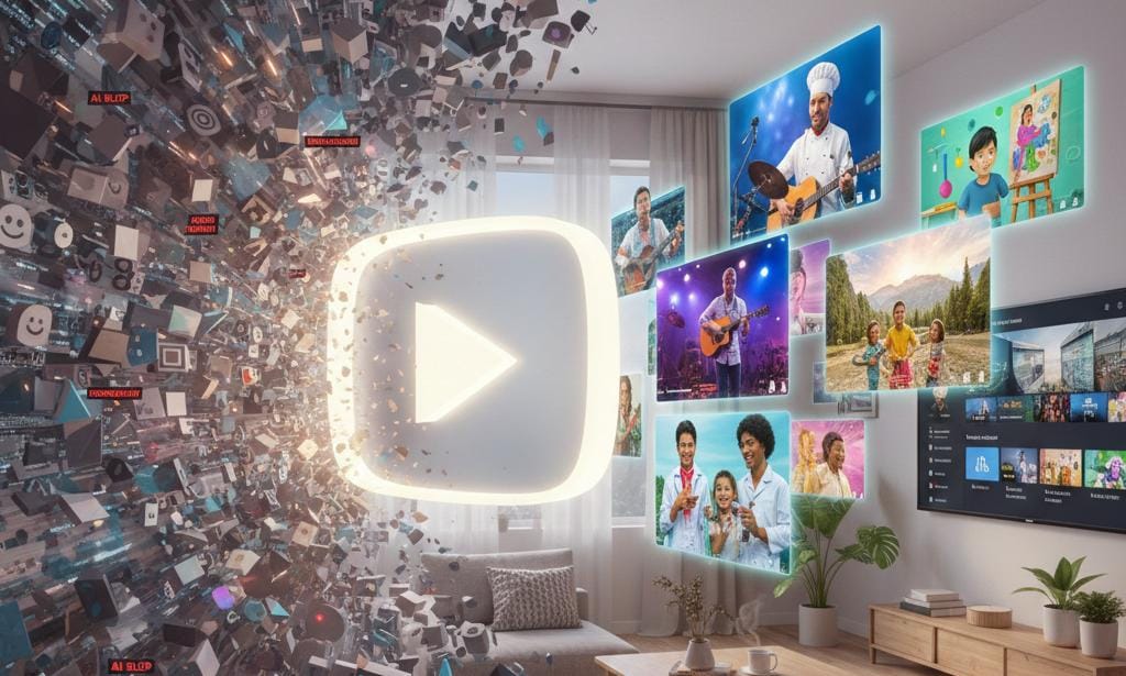 The Death of "AI Slop": Inside Neal Mohan’s 2026 Master Plan to Save YouTube