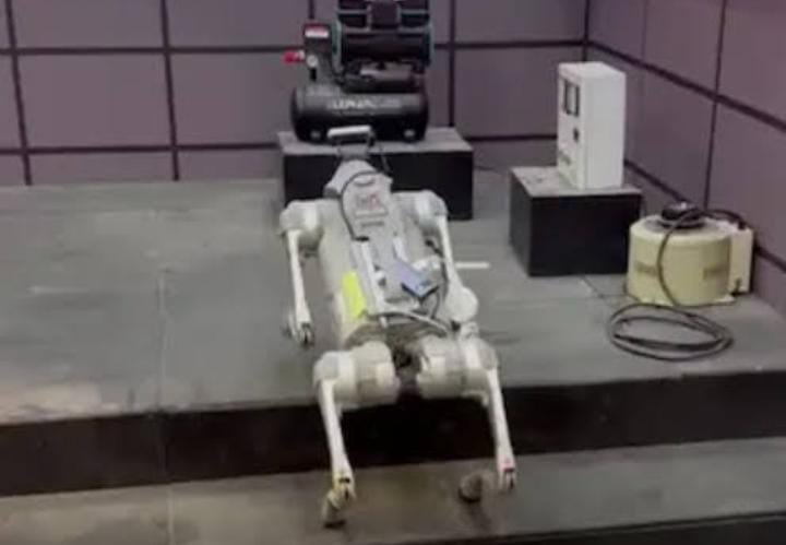 “The Robotic Dog That Sparked a Diplomatic Storm: What Really Happened at India’s AI Summit?”