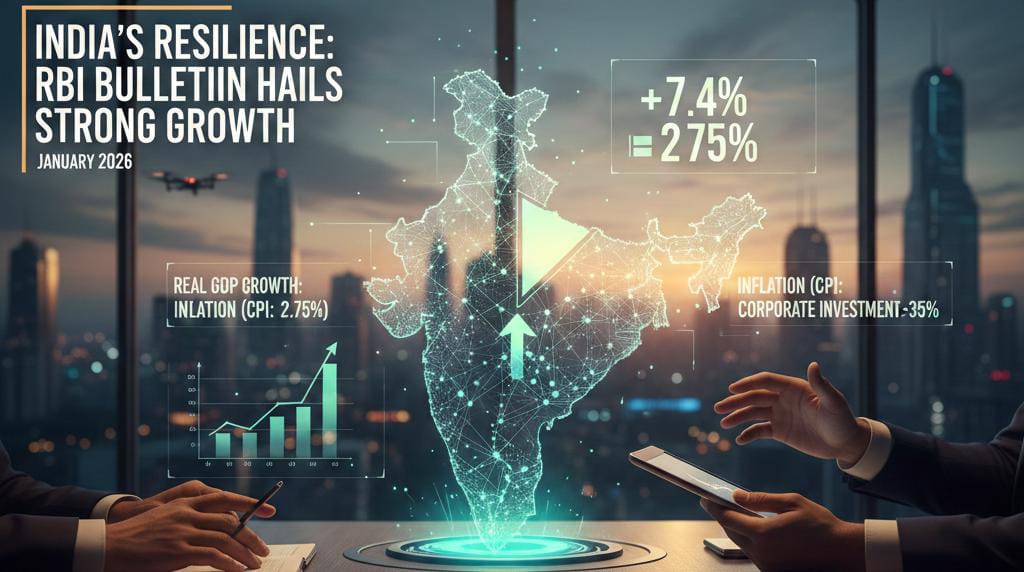 India’s Economic Resilience: A January Spotlight Sustaining Momentum Amidst Global Flux