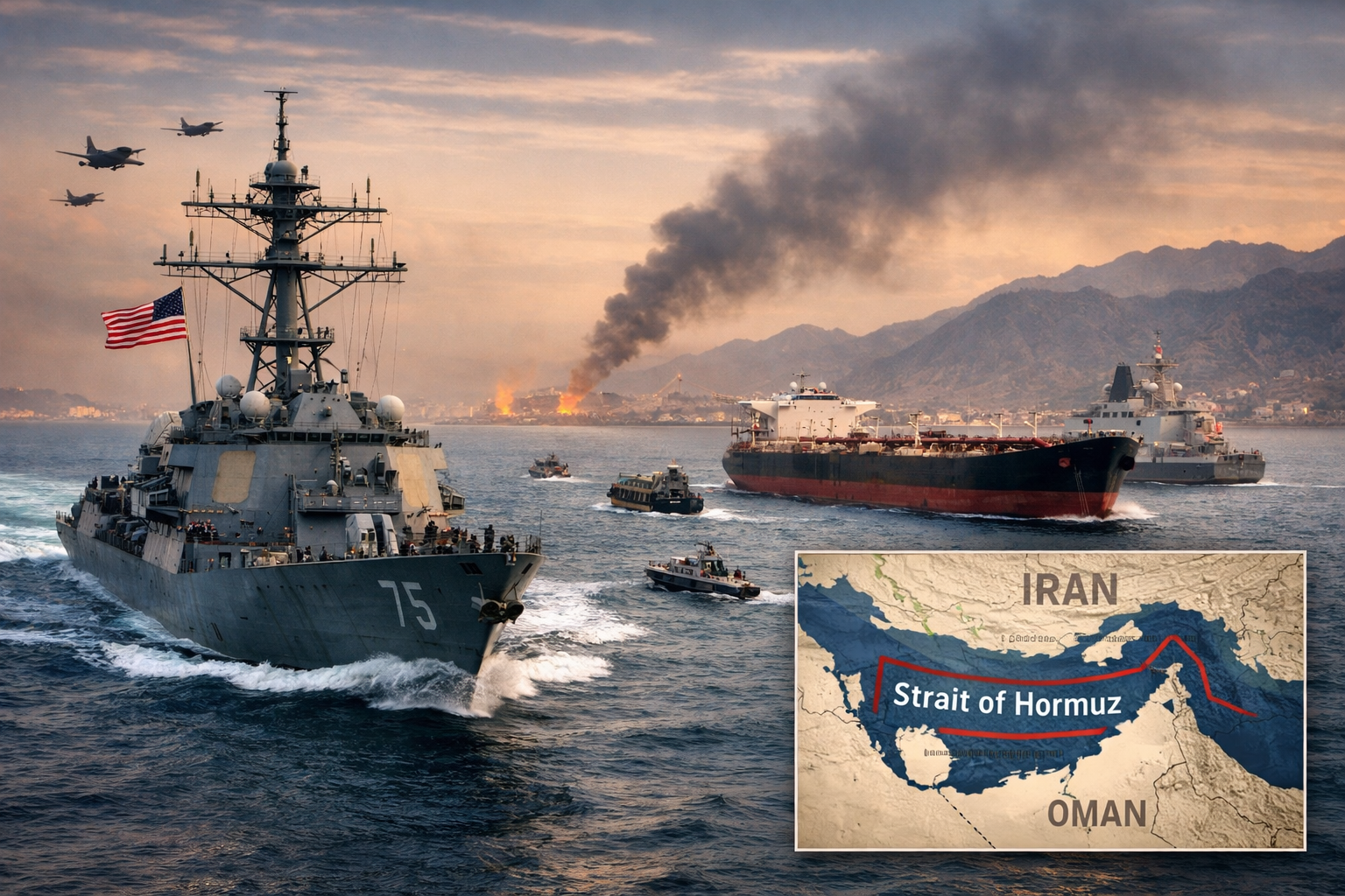 Global Powers Urged to Secure Strait of Hormuz as Tensions Rise in Middle East