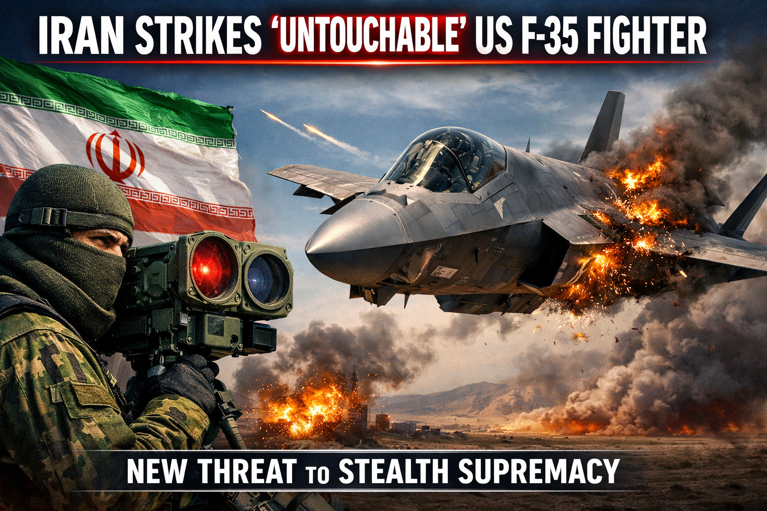 First Strike on the “Untouchable”: How Iran May Have Challenged America’s Most Advanced Fighter Jet