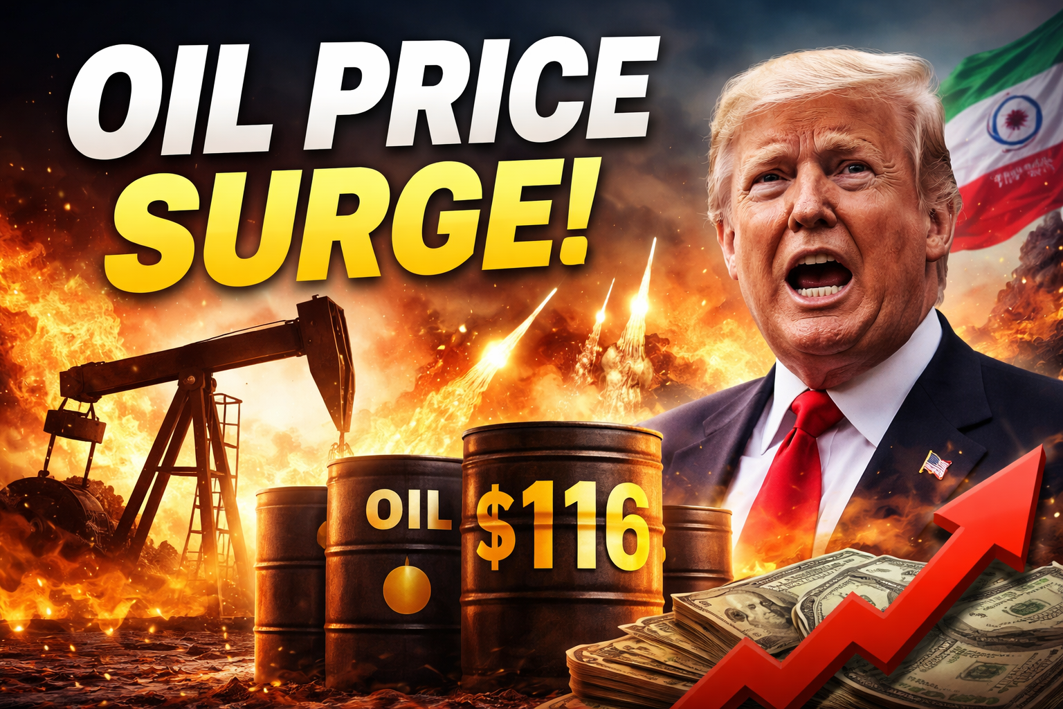 Oil Shock: Brent Crude Climbs to $116 as Trump’s Iran Remark Sparks Global Tension