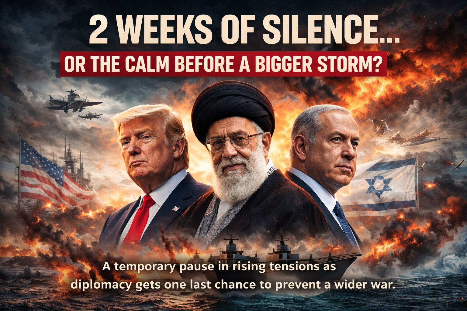 “2 Weeks of Silence… or the Calm Before a Bigger Storm? Inside the Sudden Pause in the Iran Conflict”