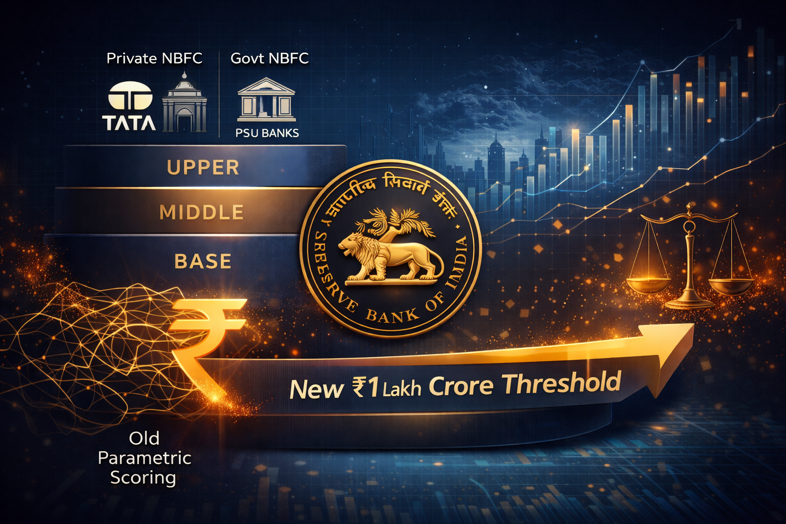 RBI’s Bold Reset: ₹1-Lakh-Crore Asset Threshold for Upper-Layer NBFCs – Why It’s a Game-Changer for Transparency and Stability