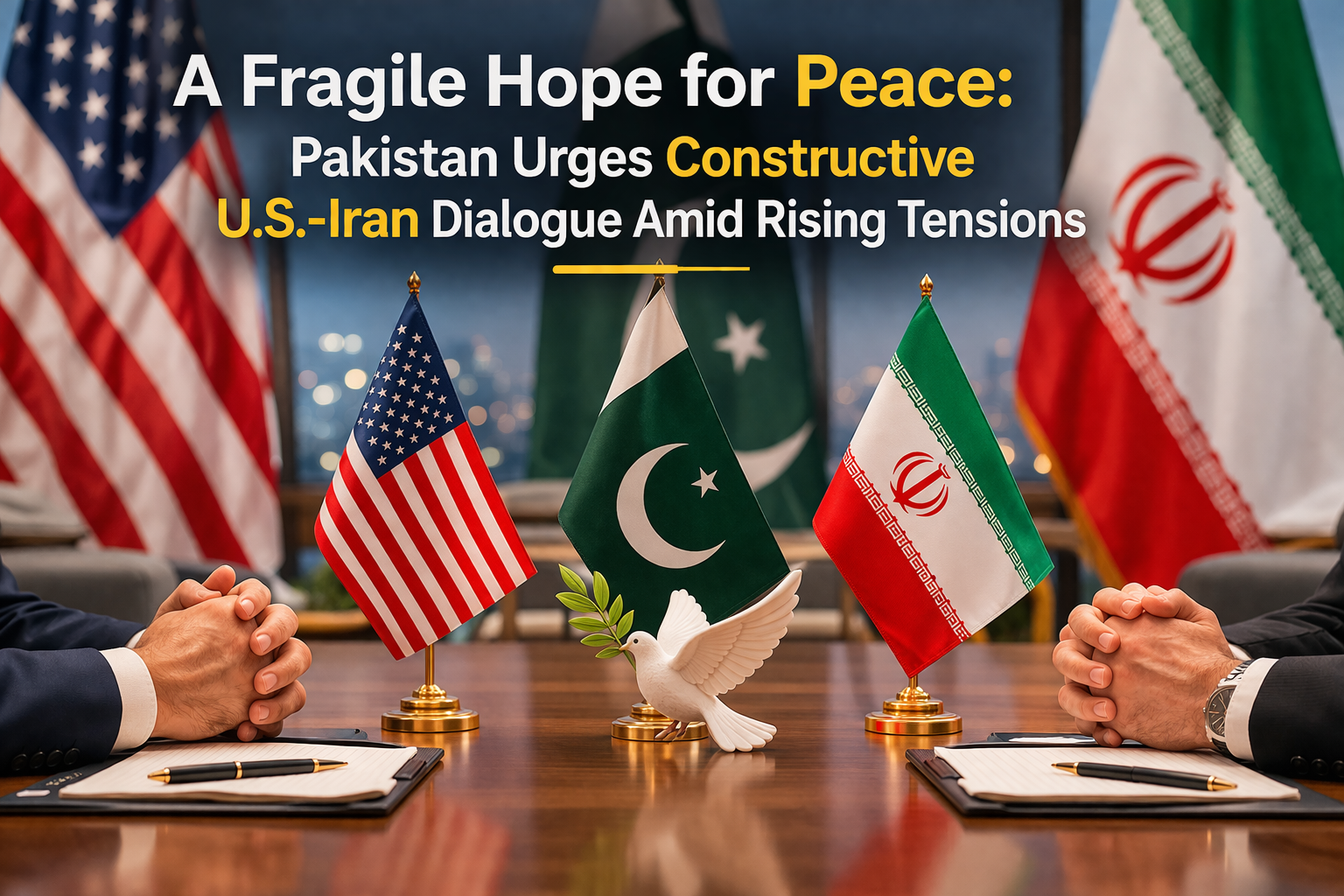 A Fragile Hope for Peace: Pakistan Urges Constructive U.S.-Iran Dialogue Amid Rising Tensions