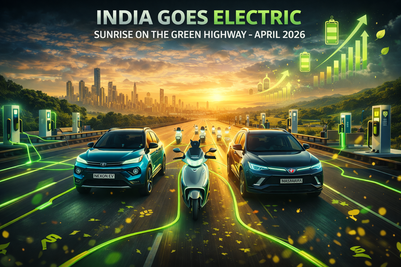 India’s EV Revolution Hits Overdrive in April 2026: Record 24.5 Lakh Sales, 83% E4W Surge, and Margin Magic Reshape the Auto Landscape