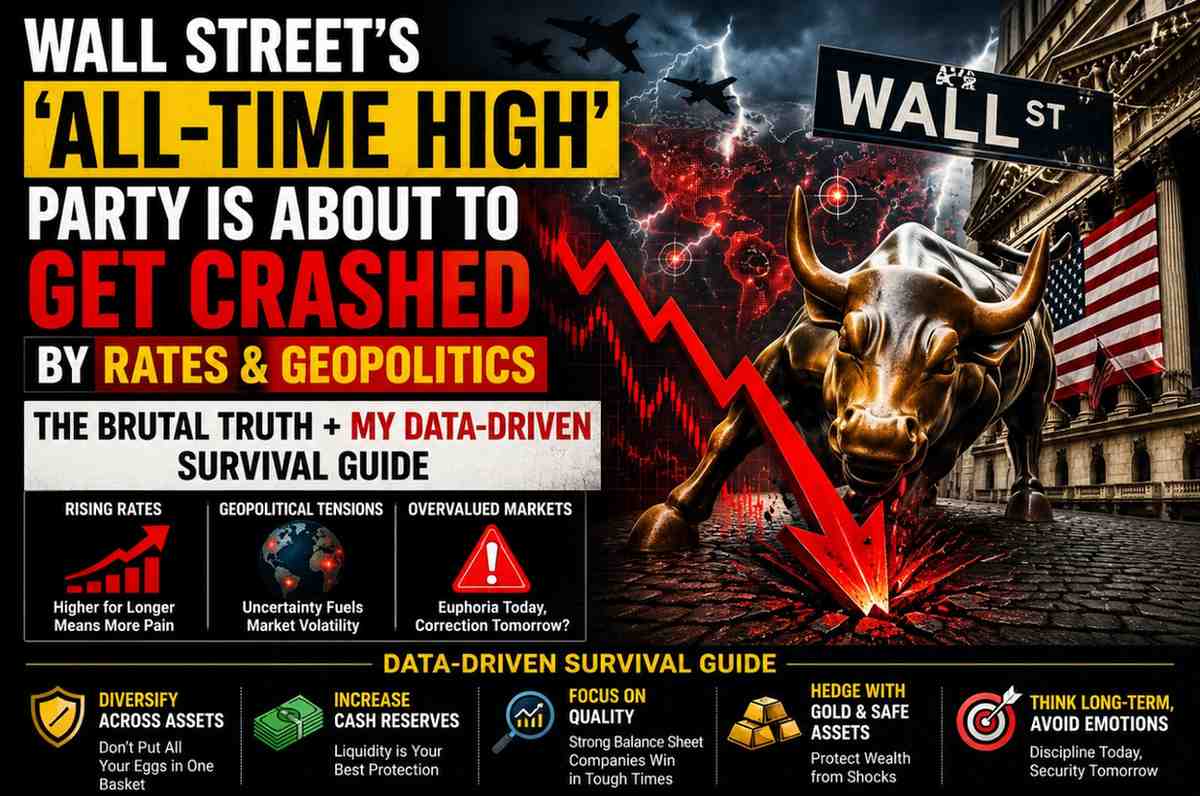 Wall Street’s Record Rally Faces a Dangerous Reality Check as Rates and Global Tensions Rise