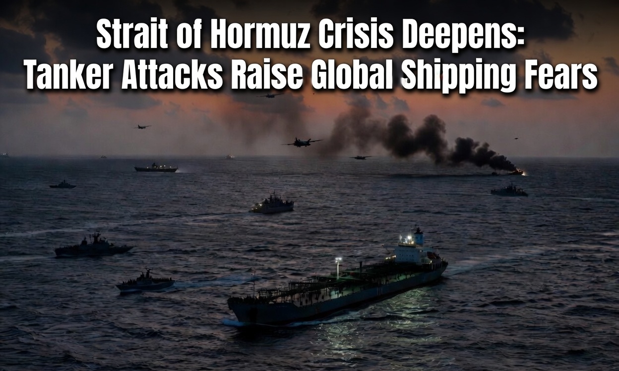 Strait of Hormuz Crisis Deepens: Tanker Attacks Raise Global Shipping Fears