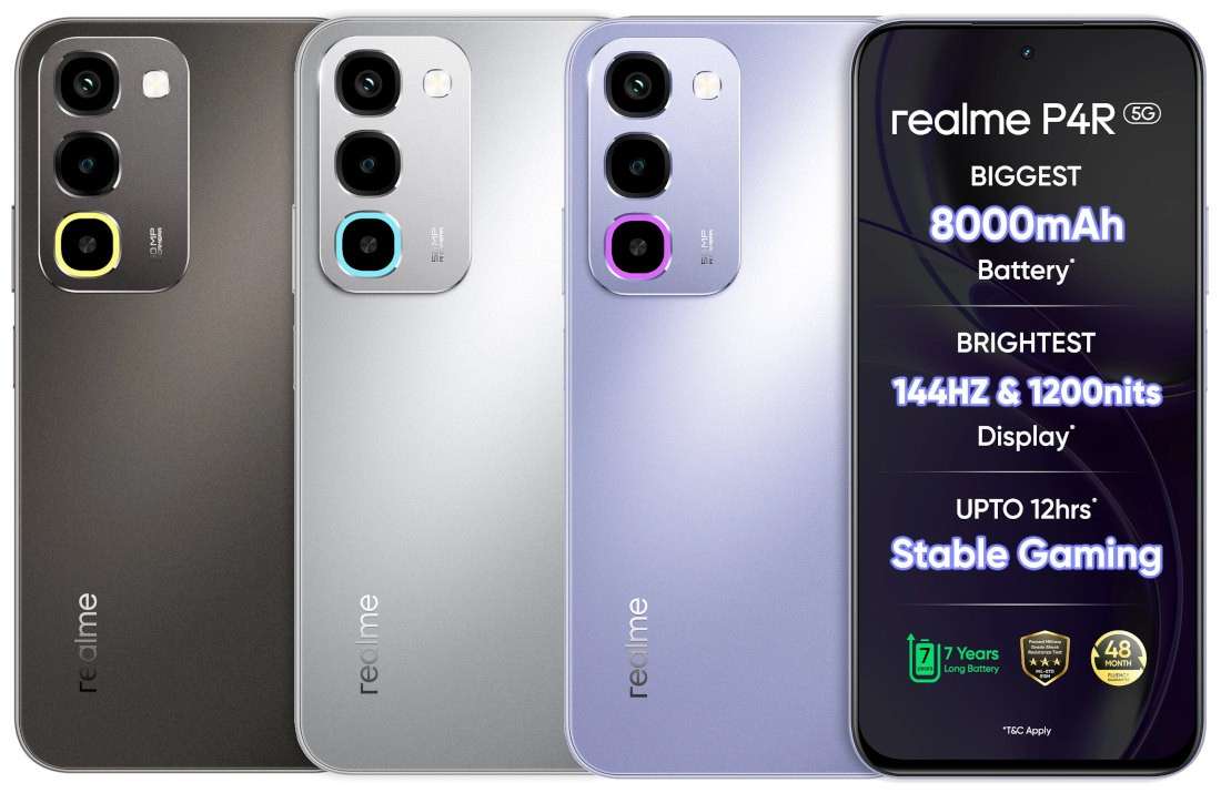 realme P4R 5G Delivers Massive Battery Endurance for Uninterrupted Gaming and Daily Use
