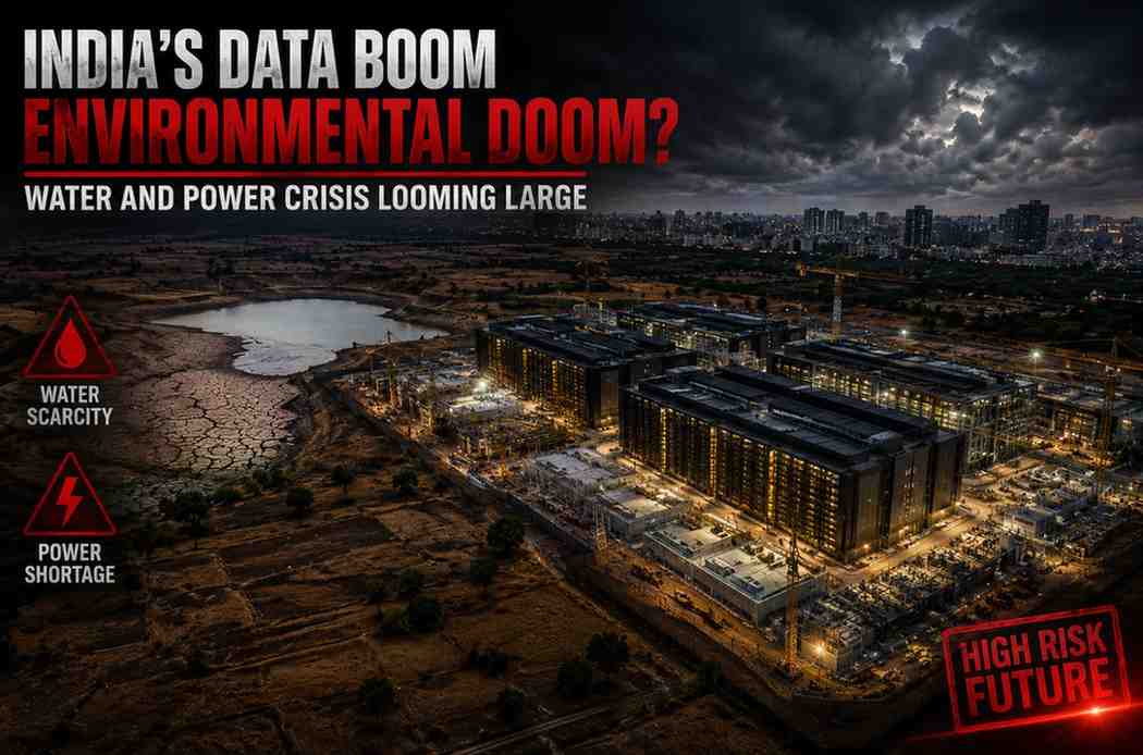 India's Data Center Boom: The Silent Killer Draining Our Water, Power, and Future?