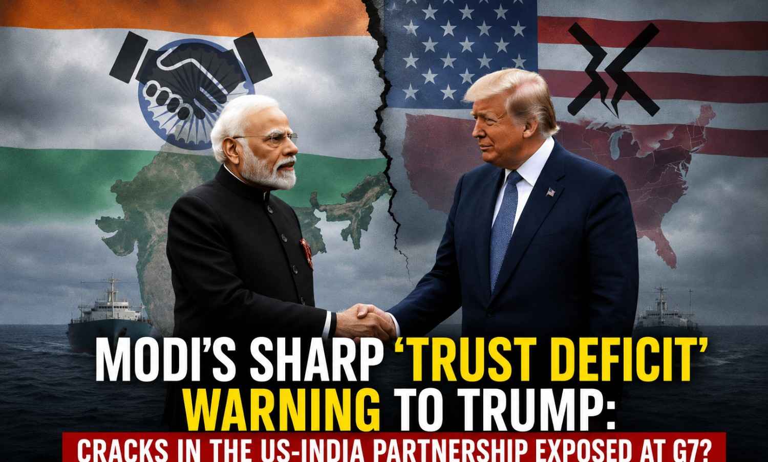 Modi's Sharp 'Trust Deficit' Warning to Trump: Cracks in the US-India Partnership Exposed at G7?