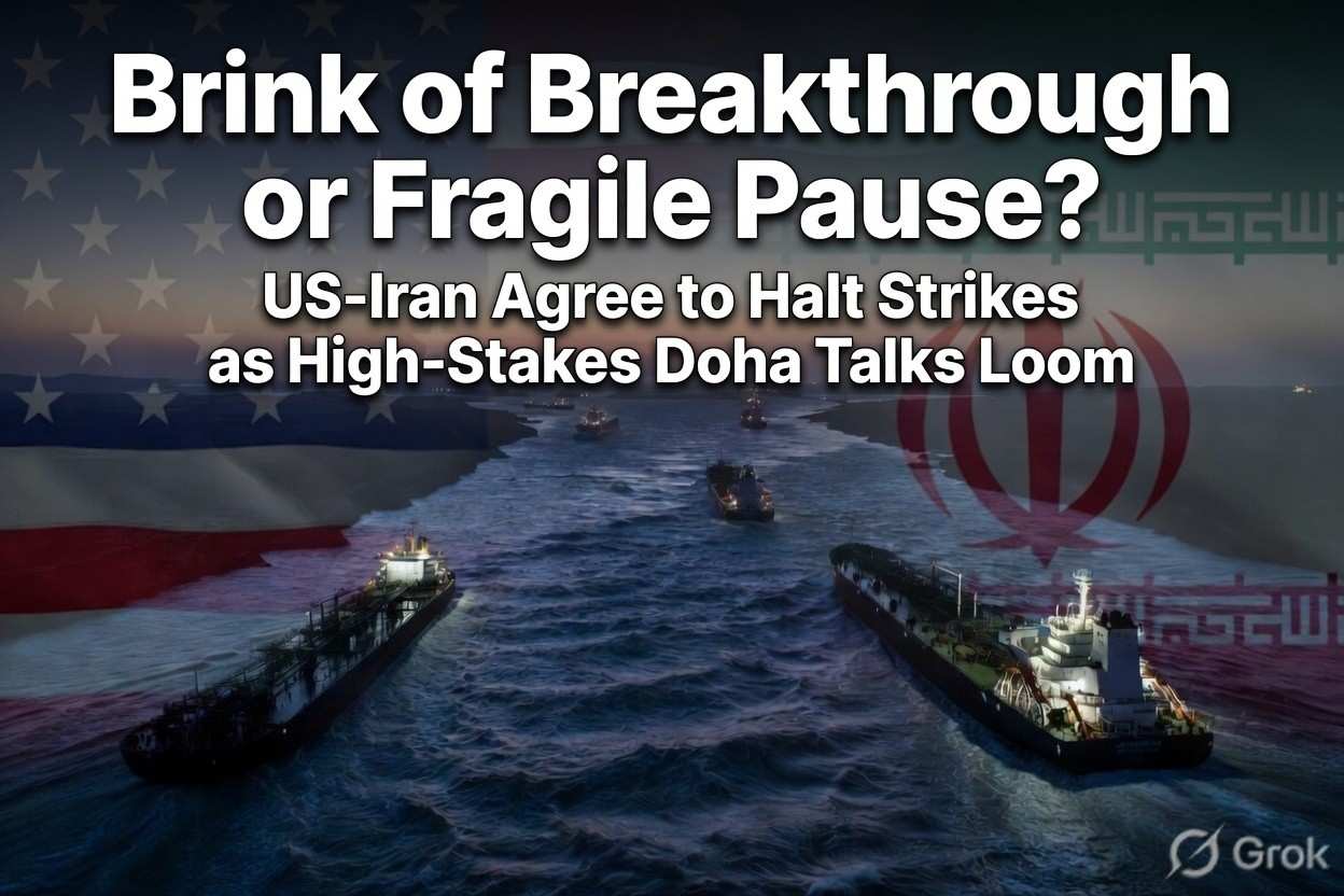 Brink of Breakthrough or Fragile Pause? US-Iran Agree to Halt Strikes as High-Stakes Doha Talks Loom