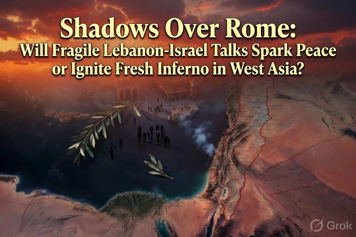 Shadows Over Rome: Will Fragile Lebanon-Israel Talks Spark Peace or Ignite Fresh Inferno in West Asia?