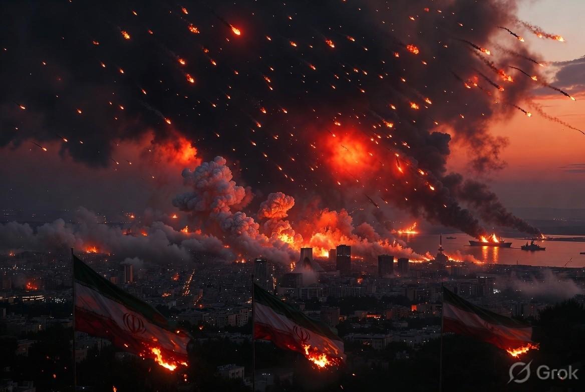 Shadows of Armageddon: US Airstrikes Rock Tehran as Hormuz Inferno Threatens Global Lifeline