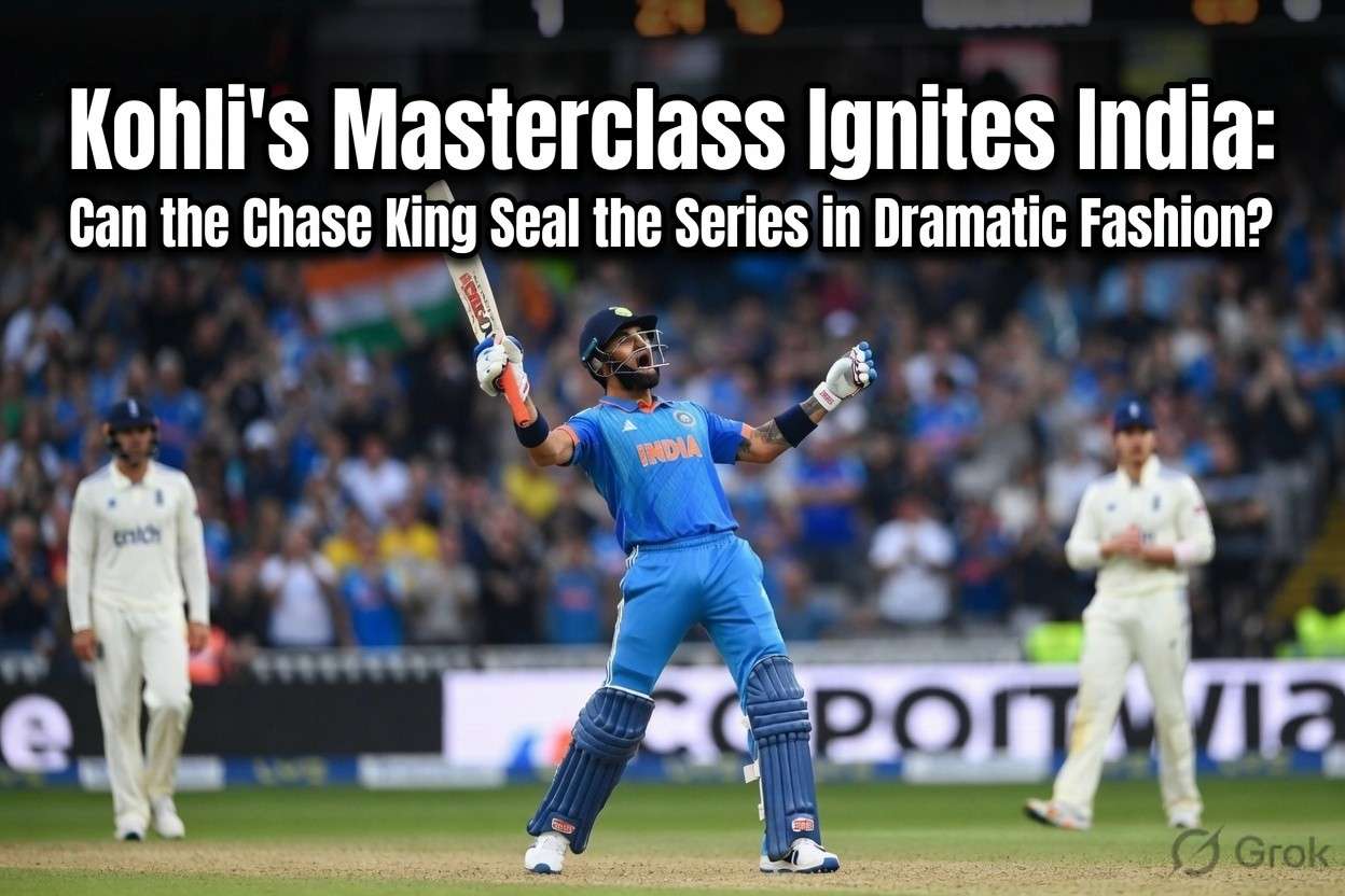 Kohli's Masterclass Ignites India: Can the Chase King Seal the Series in Dramatic Fashion?